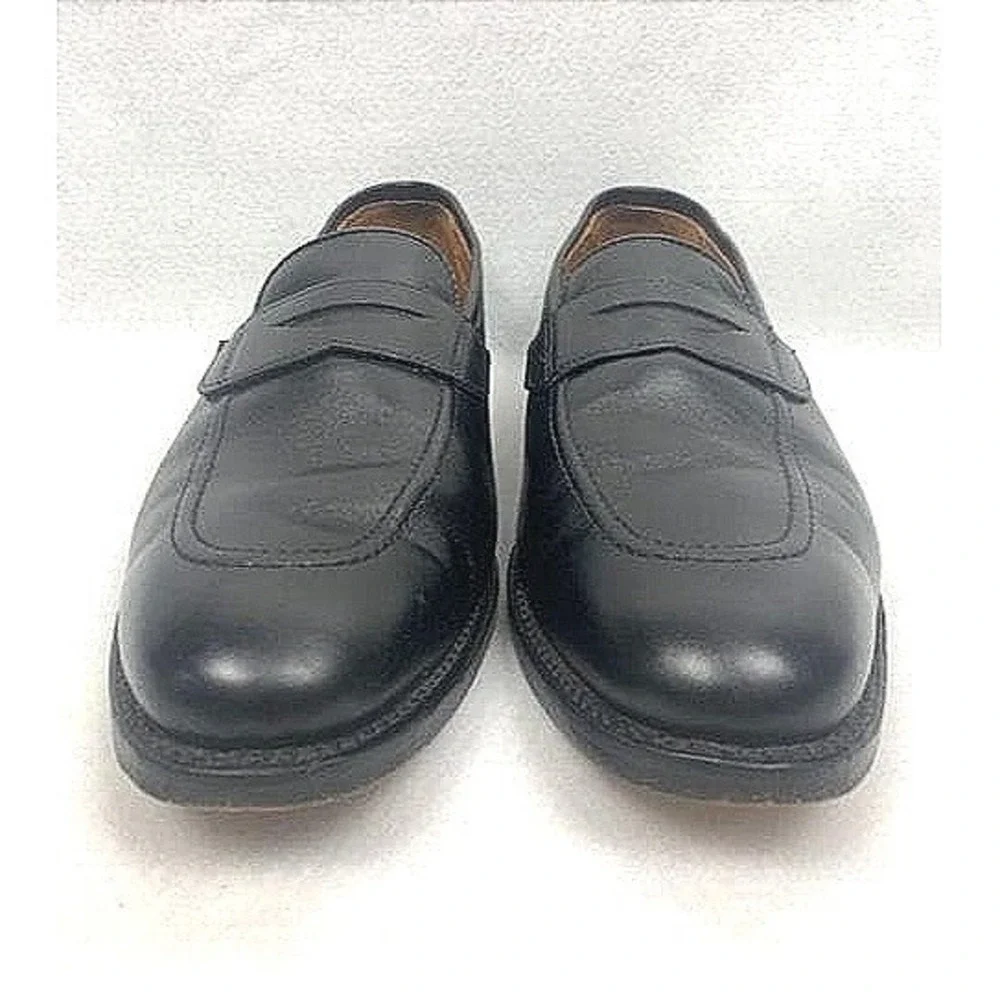 Allen Edmonds Men's Lake Forest Black Leather Penny Loafers Dress Shoes Size 11‎